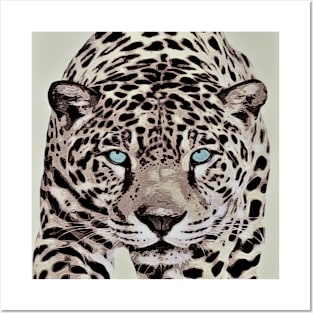 Big Cat Leopard Hunting Posters and Art